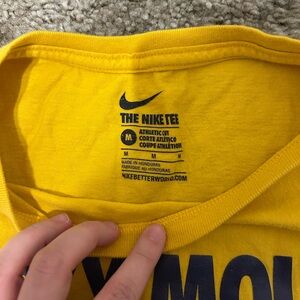Nike Yellow Athletic Tee